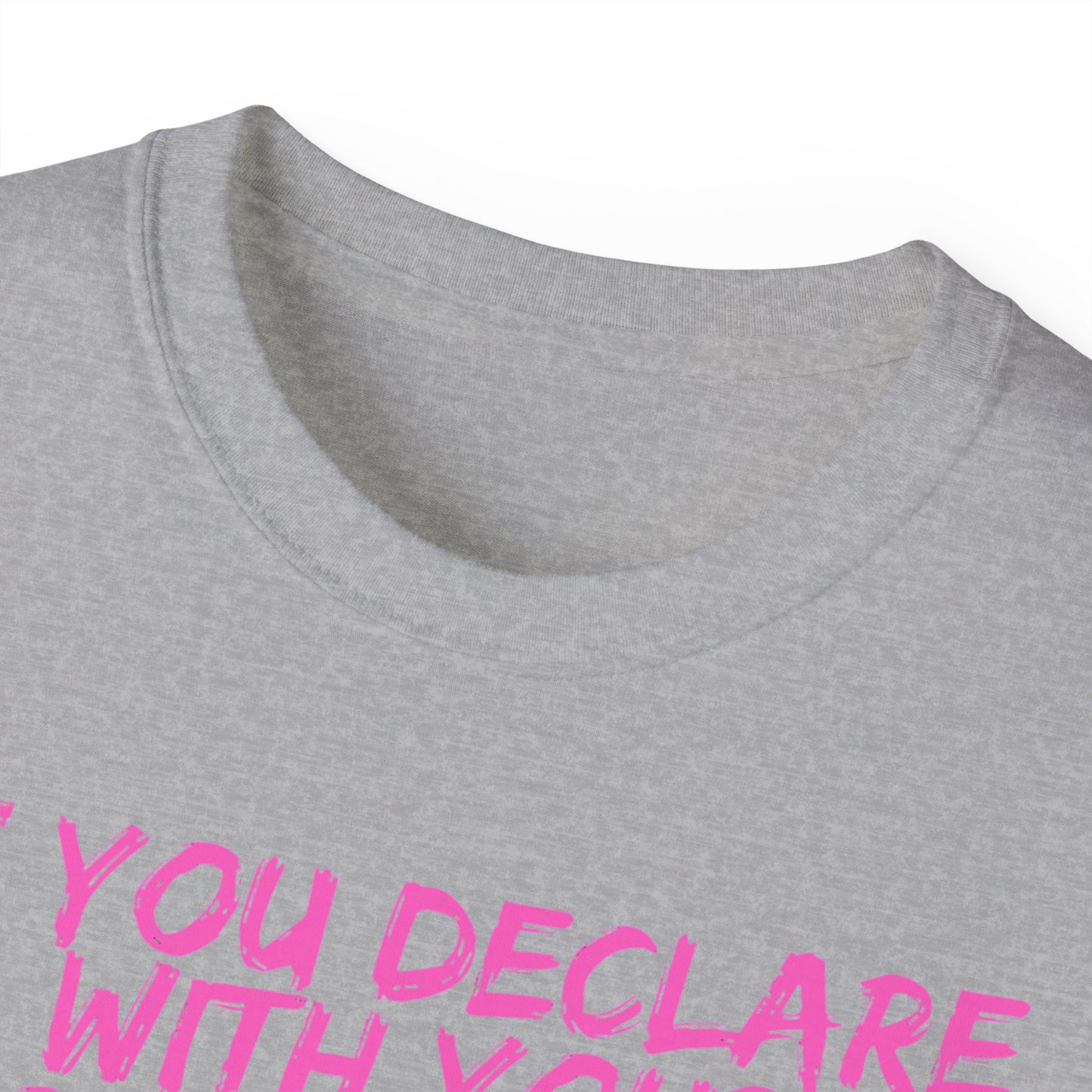 Romans 10:9 Ultra Cotton Tee, Inspirational Christian T-Shirt, Bible Verse Tee
