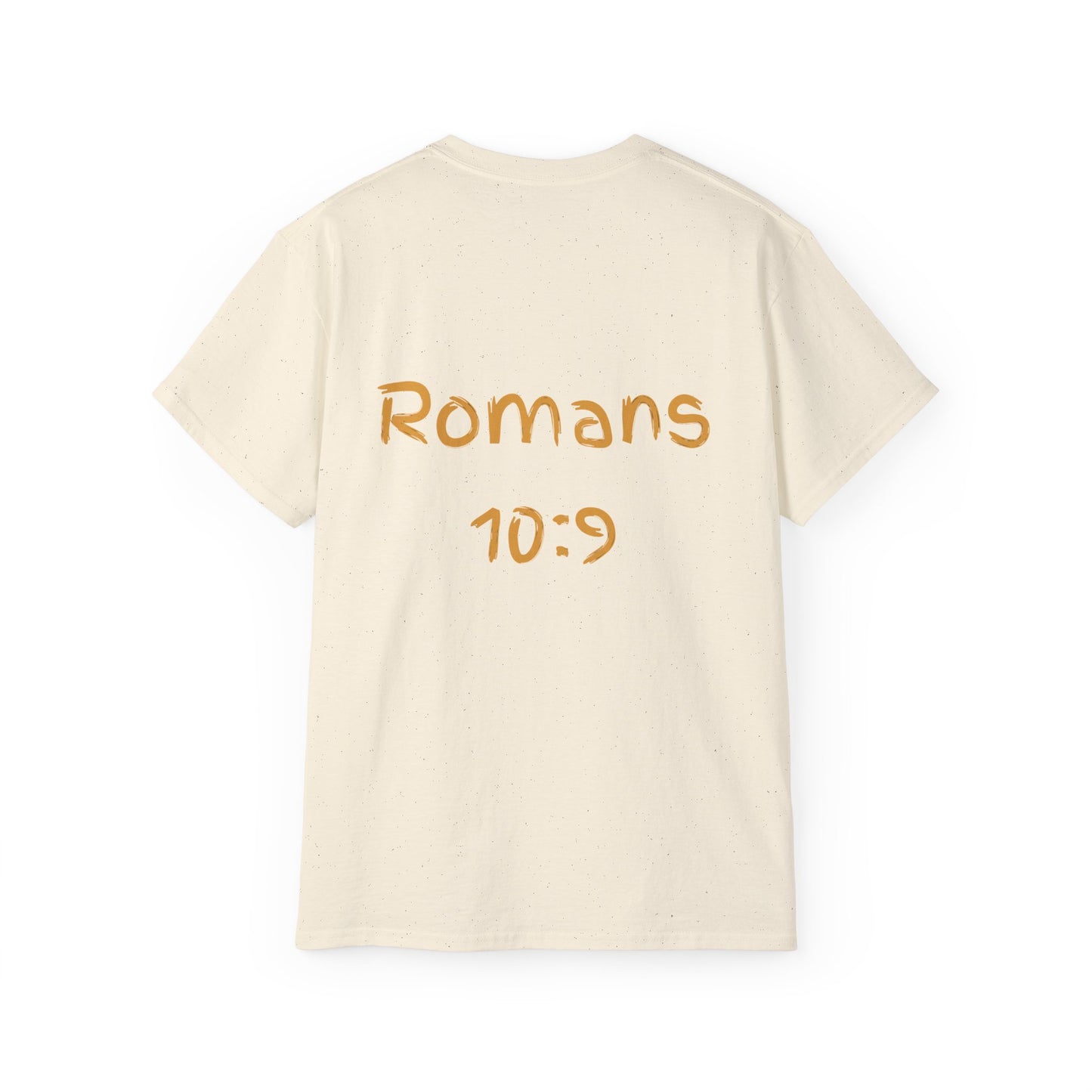 Romans 10:9 Ultra Cotton Tee, Inspirational Christian T-Shirt, Bible Verse Tee