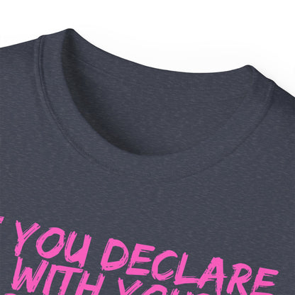 Romans 10:9 Ultra Cotton Tee, Inspirational Christian T-Shirt, Bible Verse Tee